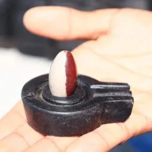 Aardhnareshwar shivling with bass for home pooja