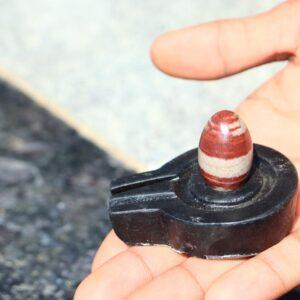 Narmadeshwar shivling with bass for home pooja