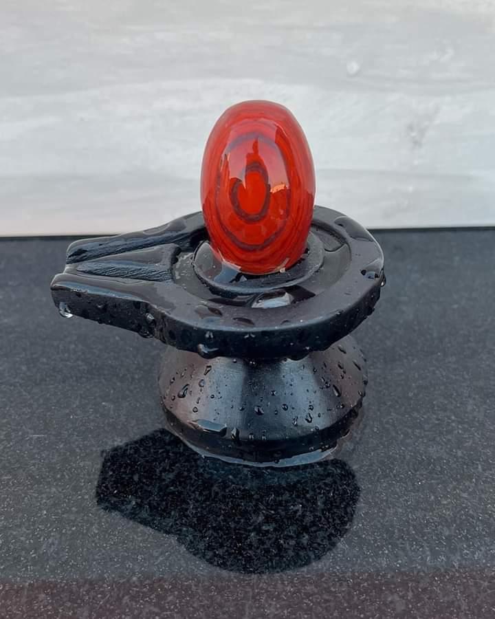 Red Narmadeshwar Shivling